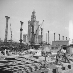 Budowa Dworca Centralnego w Warszawie 1973-1974 (1)