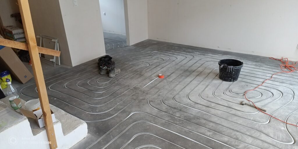 Budowa i remont przy użyciu podłogówki frezowanej warszawa