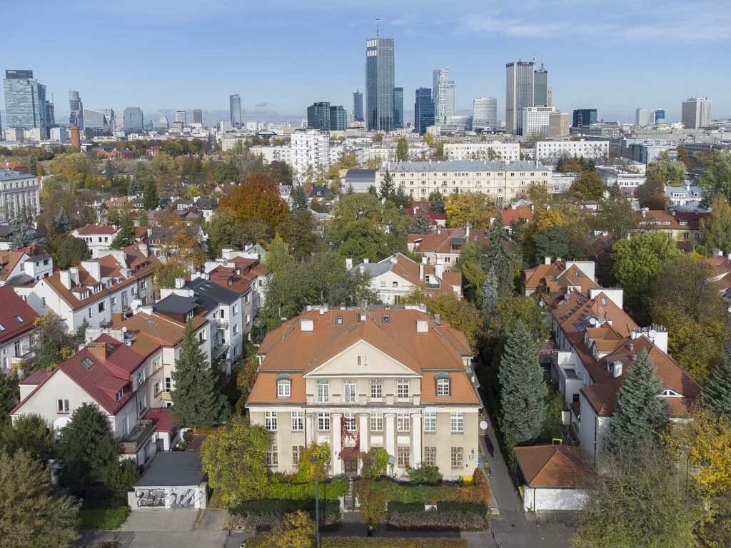 Ochota (Warszawa) – Kolonia Staszica aerial 2023