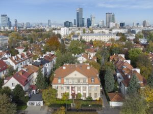 Ochota (Warszawa) – Kolonia Staszica aerial 2023