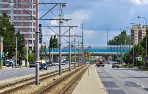 Włochy (Warszawa) – Aleja Krakowska na wysokości Łopuszańskiej 2018